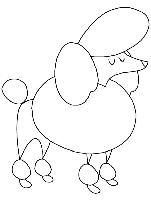 600x800 50s Poodle Skirt Coloring Pages Homely Ideas Poodle Animal