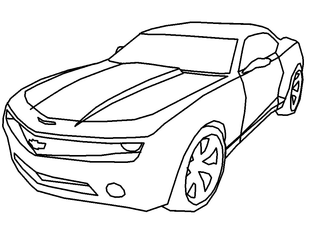 1024x768 Custom Camaro Coloring Pages 57 Z28 1969 Chevy Kids
