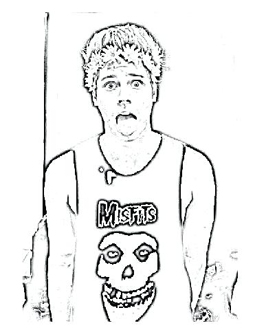 387x483 5sos Coloring Sheets They Slipped 5sos Coloring Pages