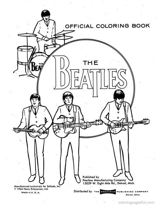 60s Coloring Pages