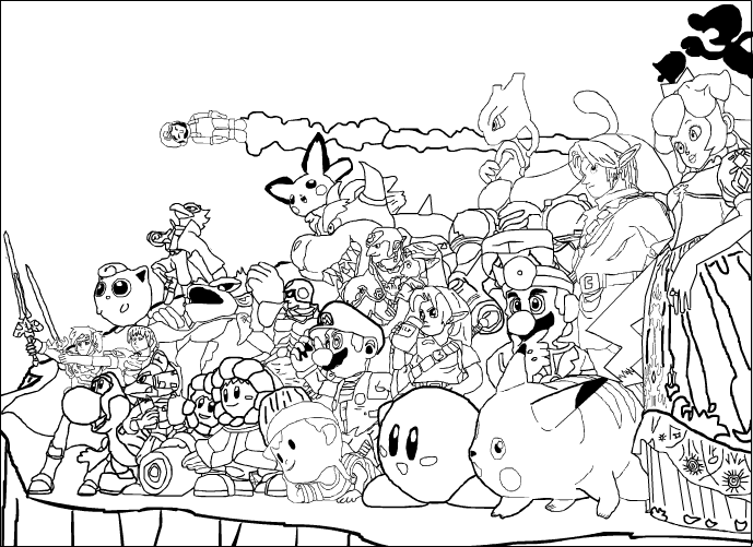 689x501 60s Coloring Pages Printable