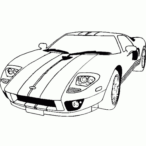 67 Mustang Coloring Pages
