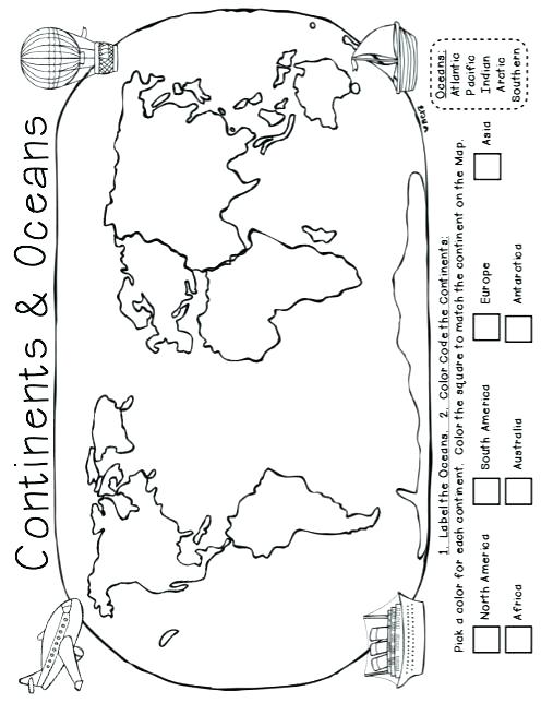 496x644 Continents Coloring Page World Map Coloring World Map Continents