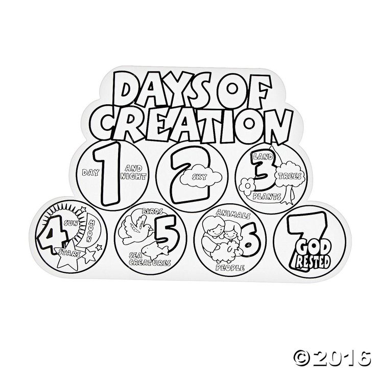 736x736 7 Days Creation Coloring Pages Awesome The 25 Best Days