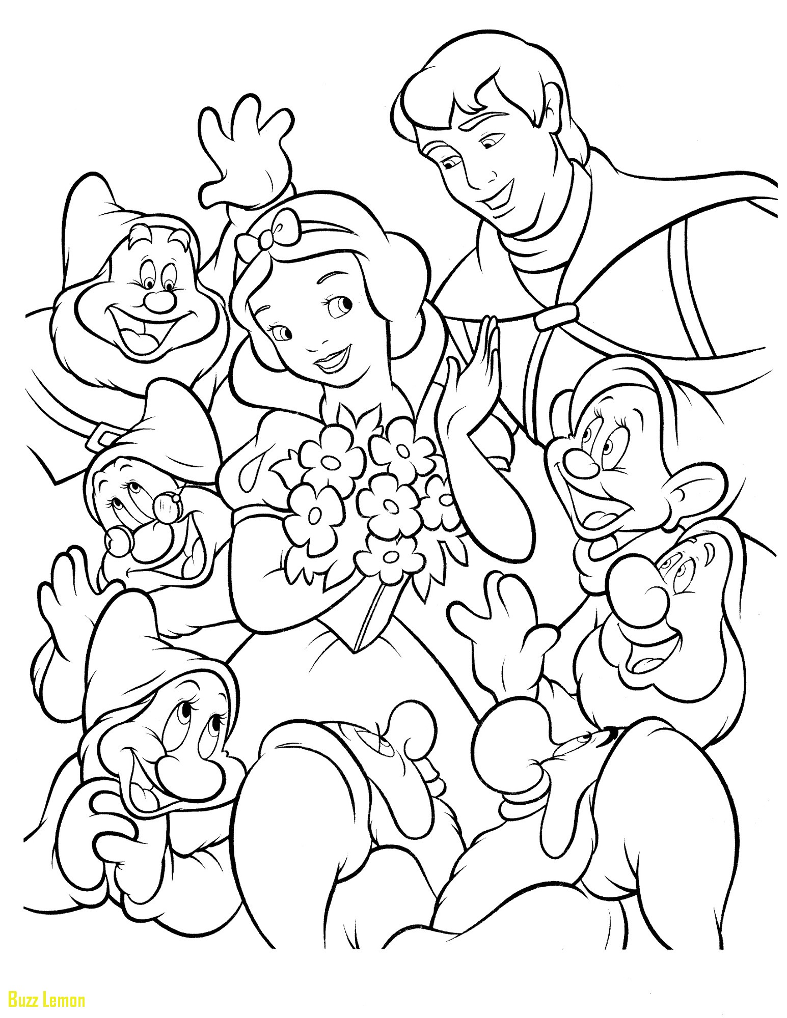 1545x2000 7 Dwarfs Coloring Page Unique Snow White Color Pages To Print