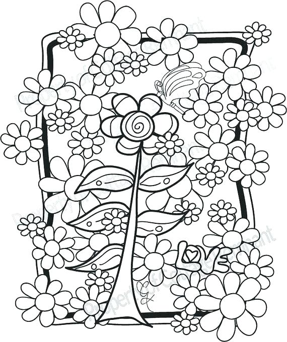 570x680 70s Coloring Sheet Groovy Printable Coloring Page 70s Coloring