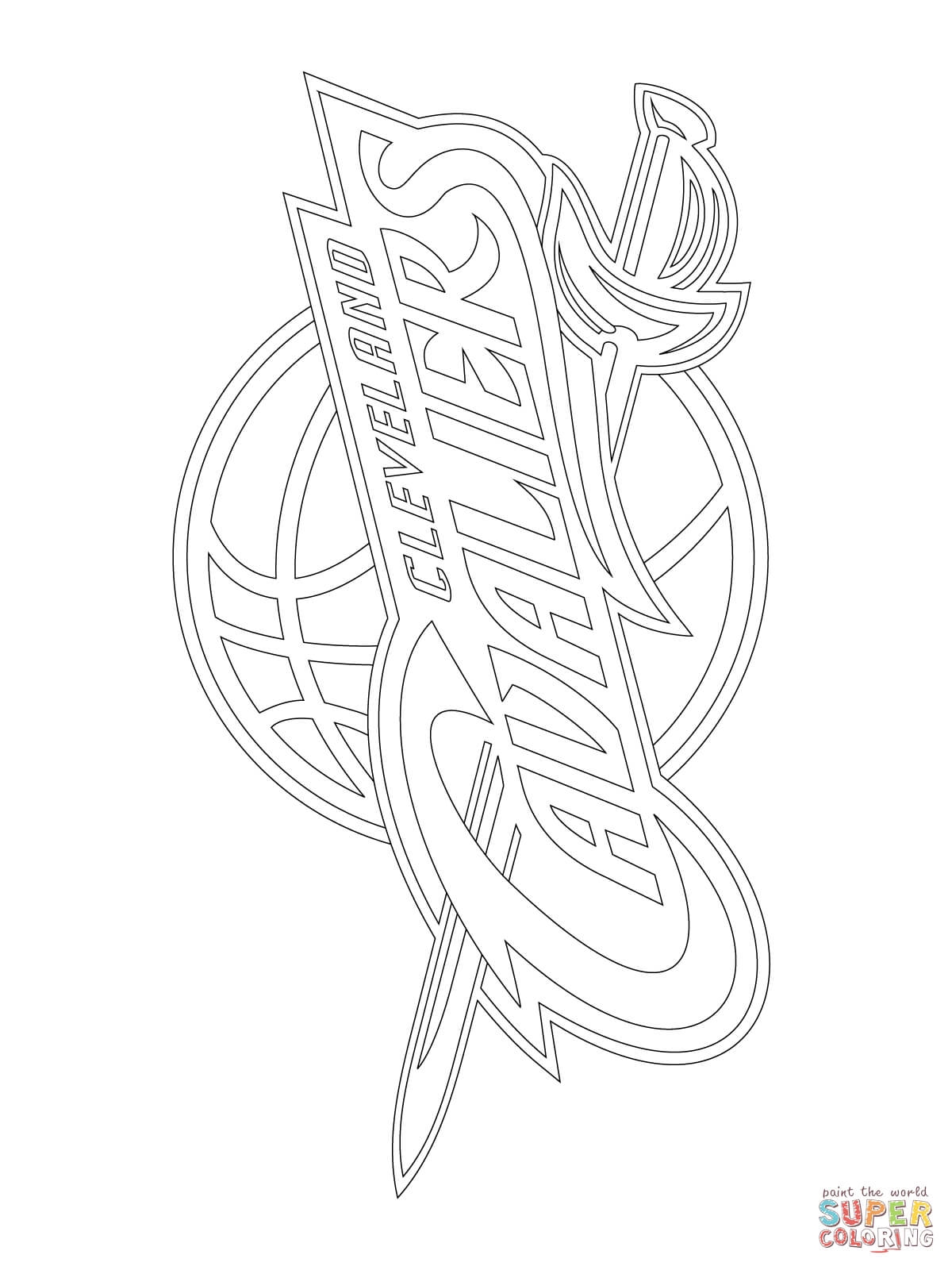 1200x1600 Cleveland Cavaliers Coloring Pages Coloring Colouring Pages 101