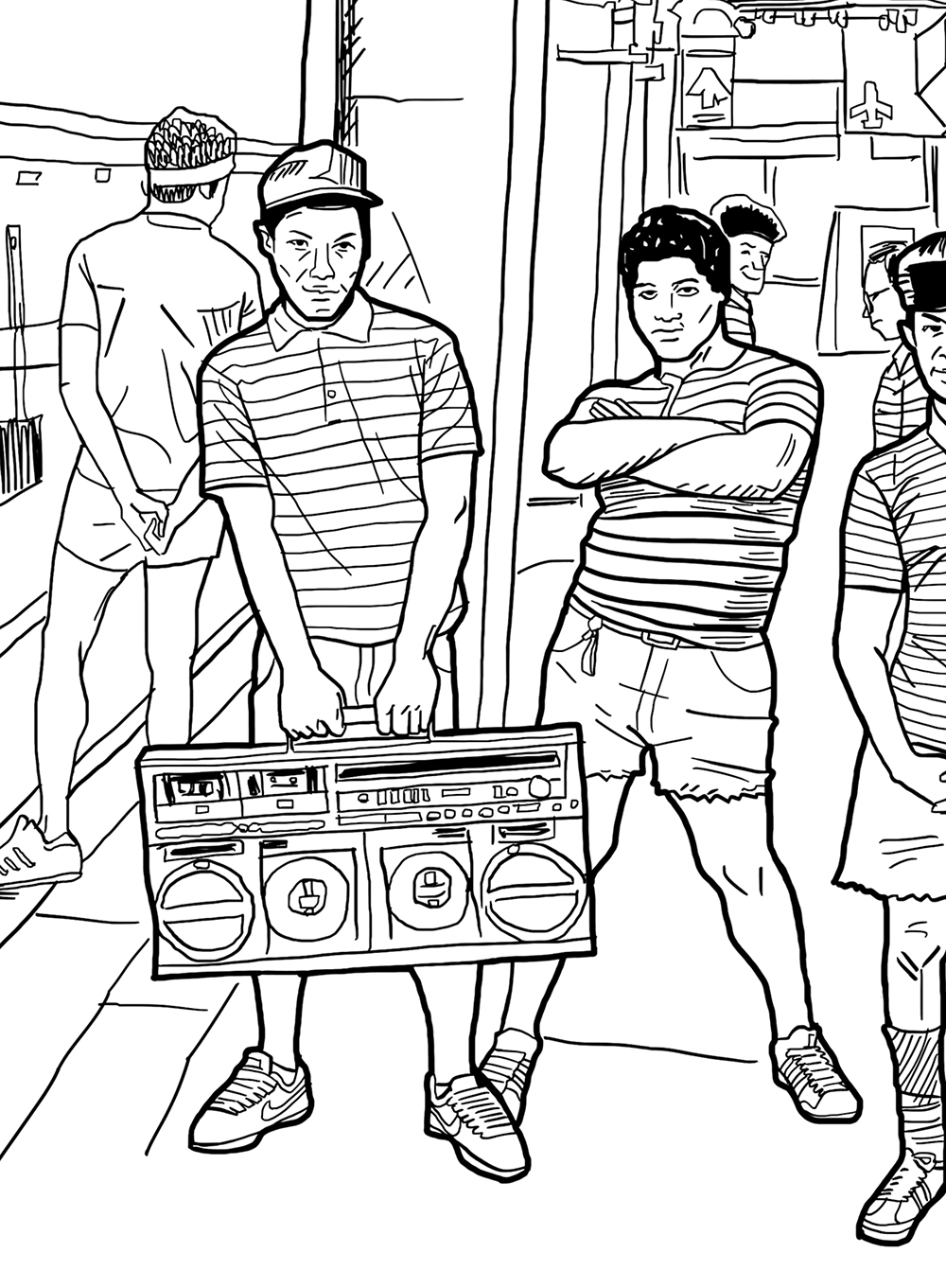 1000x1361 80s Coloring Pages Color Bros