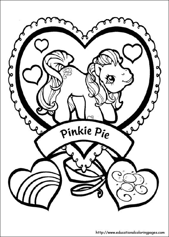 567x794 My Little Pony Coloring Pages Free For Kids Crafty (80's My