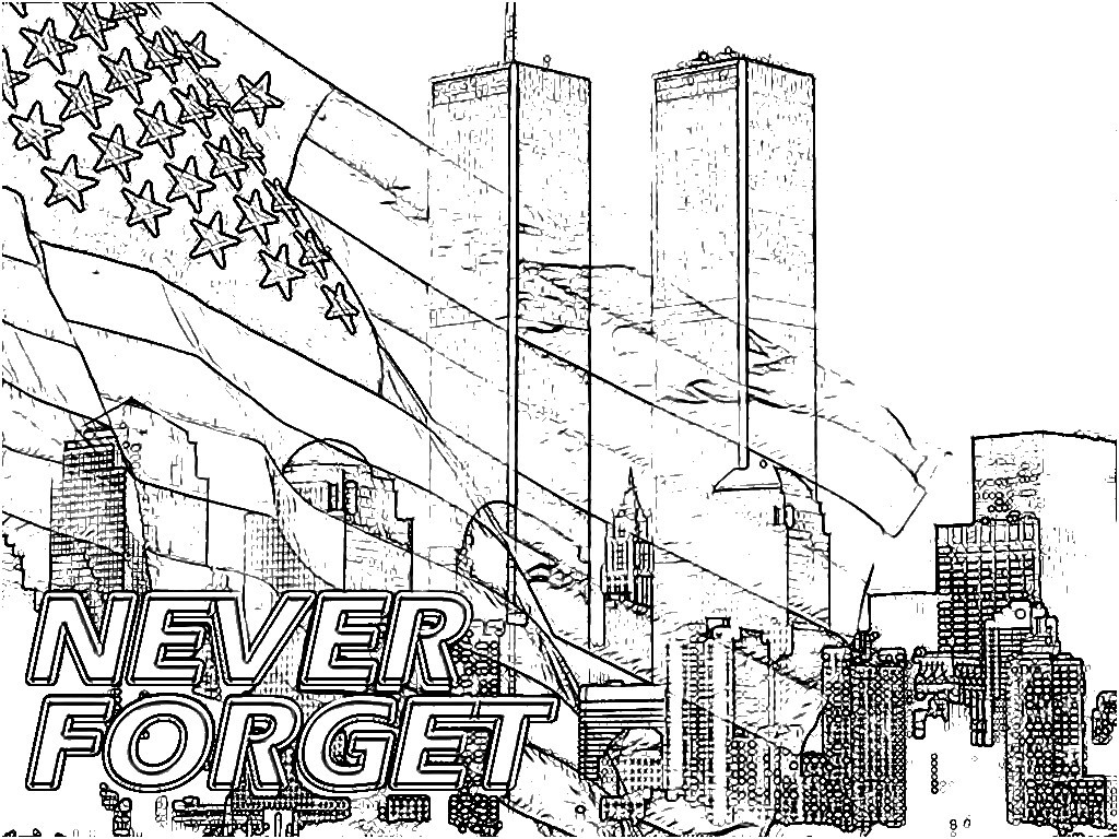 1024x768 Best World Trade Center Before Coloring Pages Free 4165 Printable