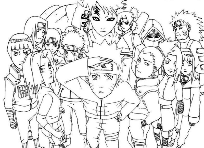 800x580 Inspirational Design Ideas Naruto Colouring Pages Printable