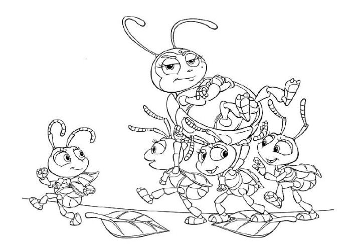 700x497 22 Best A Bug's Life Coloring Pages Images On A Bug'S