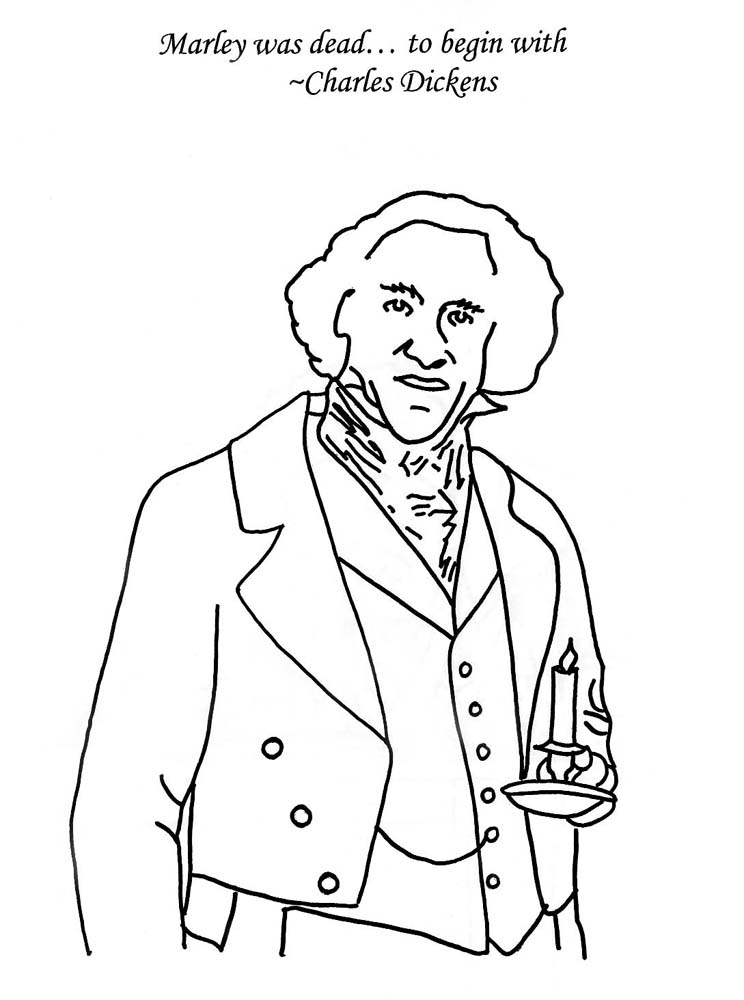 744x1000 A Christmas Carol Coloring Book 2004