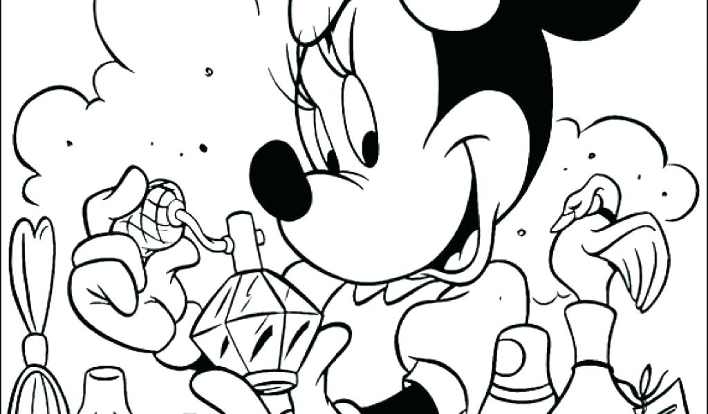 1024x600 Mickey Mouse Christmas Carol Coloring Pages Of And Minnie Disney