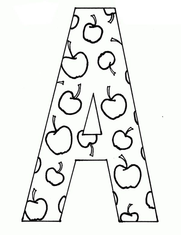 600x778 Letter A Coloring 19 Best Letter A Coloring Pages Images
