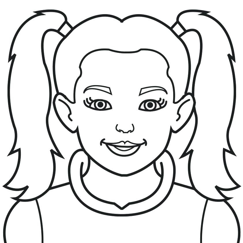 842x842 Cartoon Girl Coloring Pages School Girl Coloring Pages Cartoon