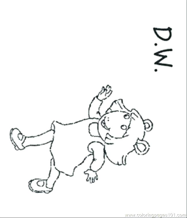 650x758 Arthur Aardvark Coloring Pages Aardvark Coloring Page Pages