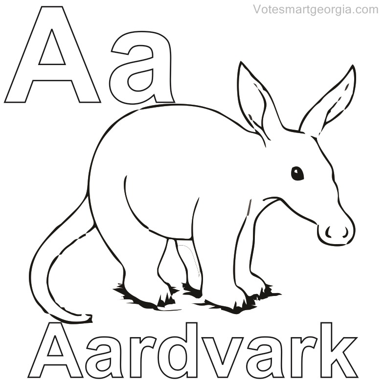 787x787 Free Aardvark Coloring Pages To Print Coloring Pages For Kids