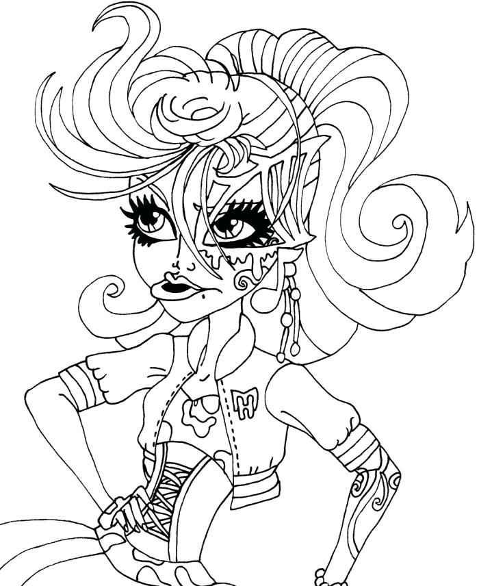 700x856 Coloring Sheets Monster High Monster High Coloring Pages Monster