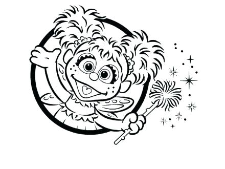 440x330 Sesame Street Abby Coloring Pages