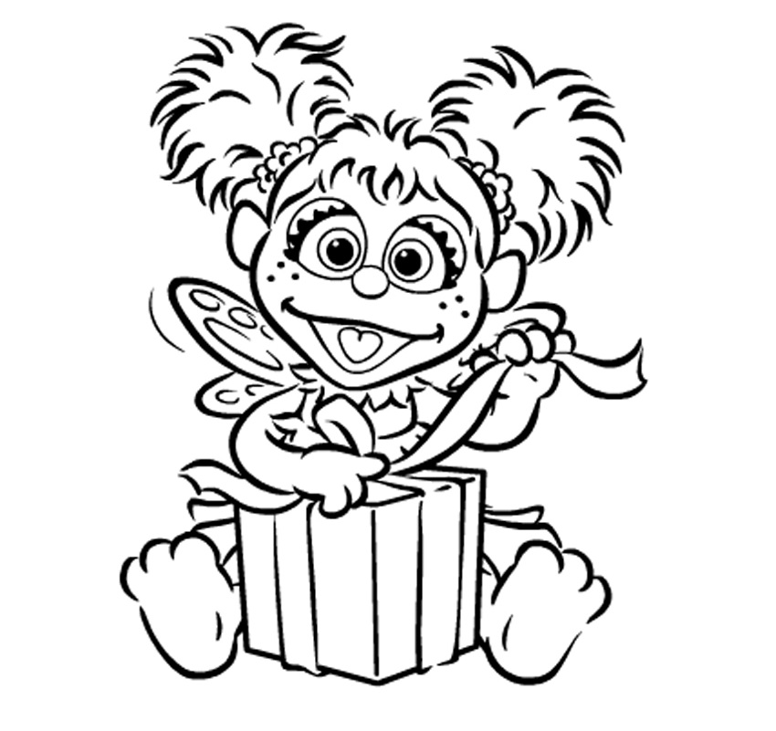 850x801 Abby Cadabby Coloring Book