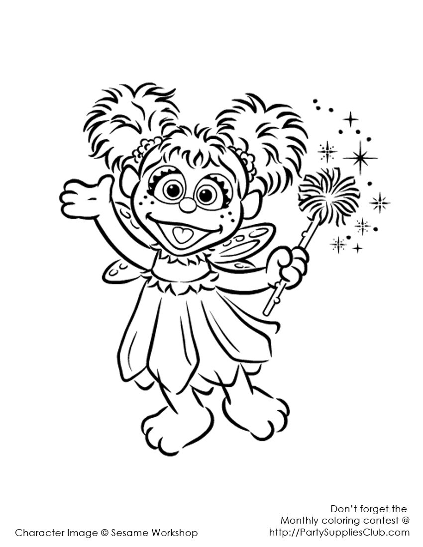 Abby Coloring Pages