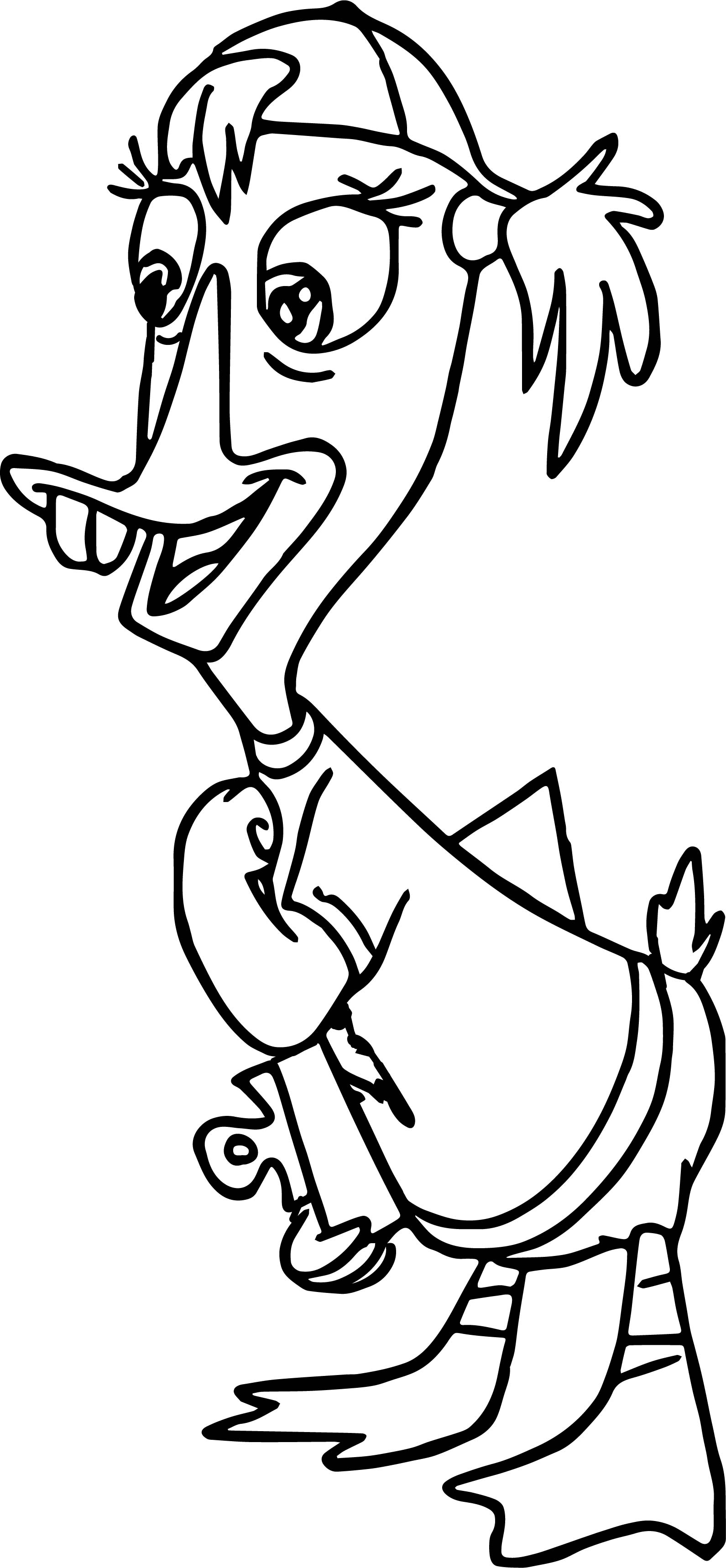 1591x3437 Chicken Little Baby Abby Mallard Coloring Page Wecoloringpage