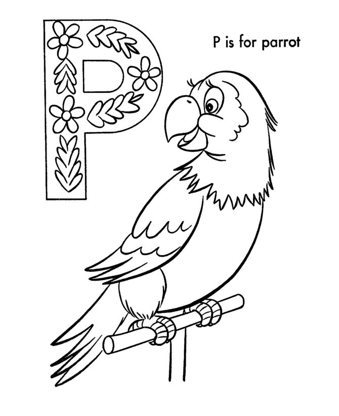 Abc Animal Coloring Pages