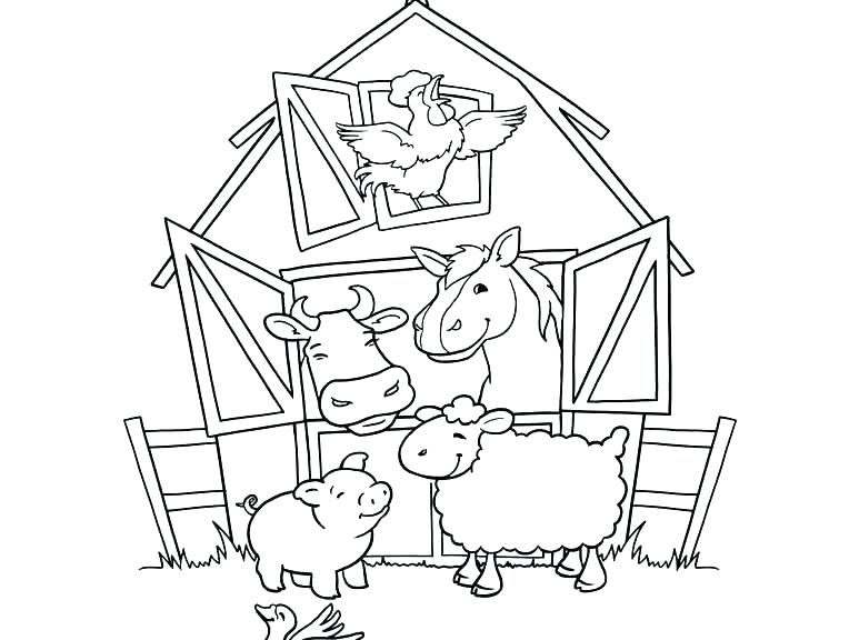 773x576 Farm Animal Colouring Pages Abc Animal Coloring Pages Elegant