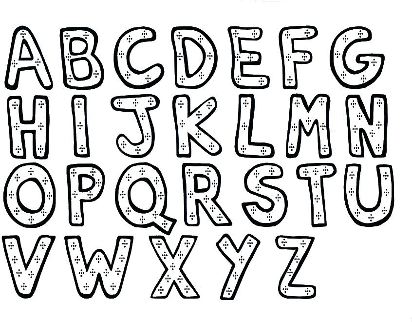 846x660 Coloring Pages Abc's Print