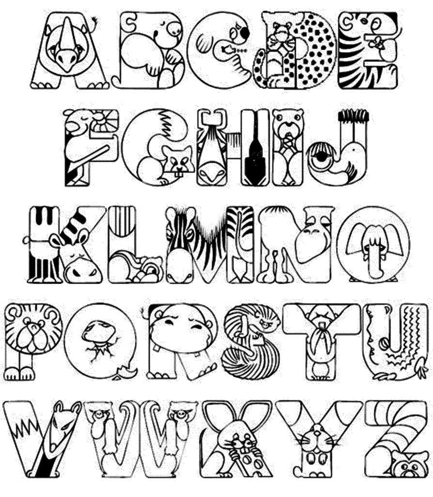 894x1024 Letter Coloring Pages Kindergarten Coloring
