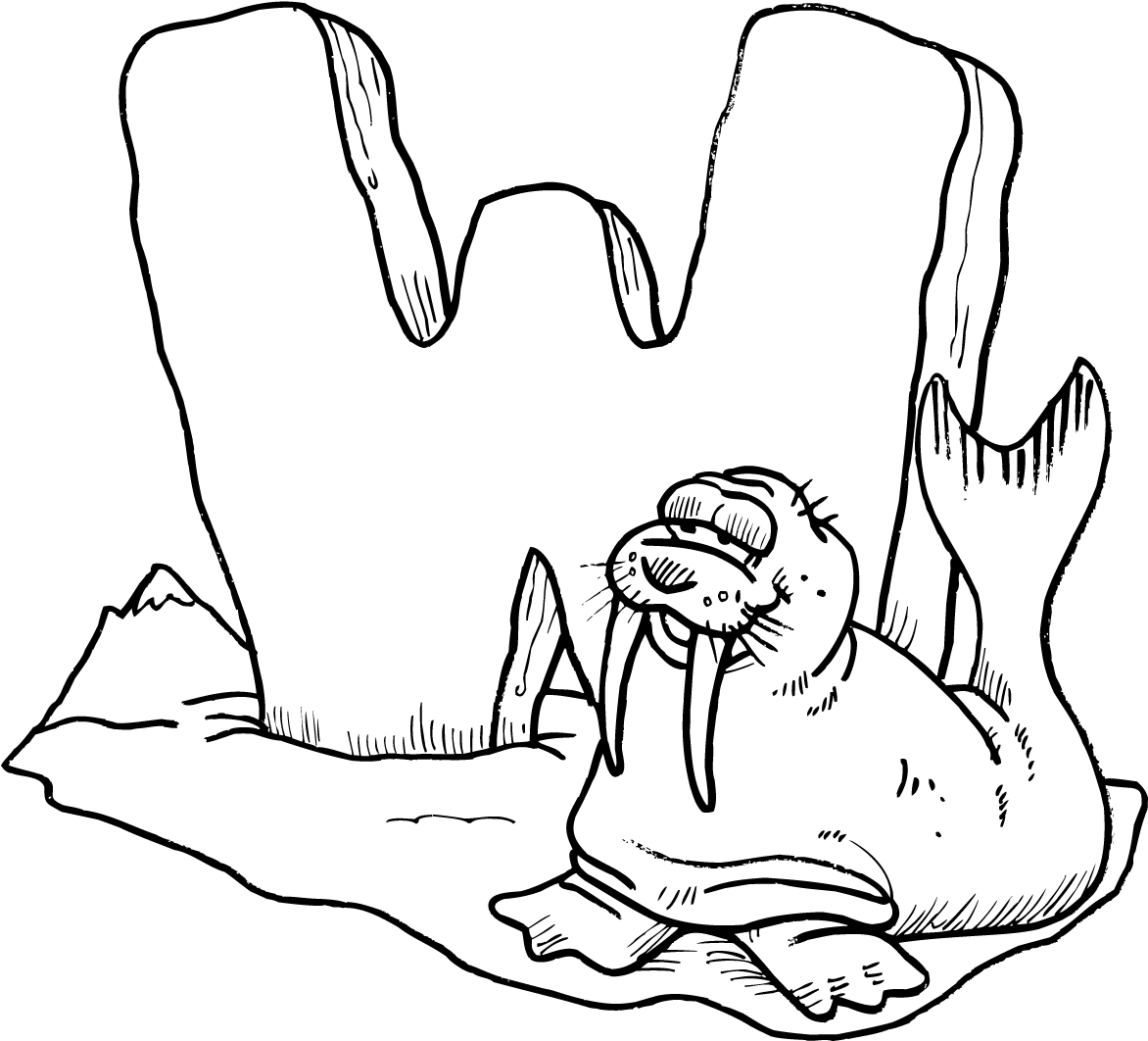 Abc Coloring Pages For Toddlers