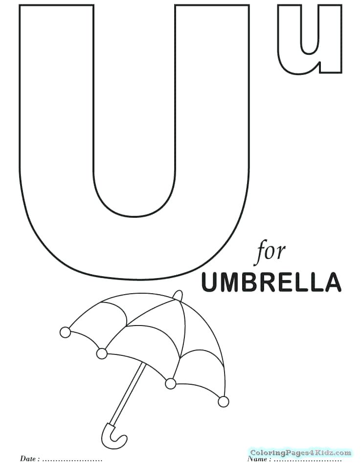 738x954 Letter U Coloring Pages Free Printable Letter U Coloring Pages
