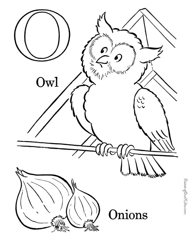 Abc Coloring Pages Printable