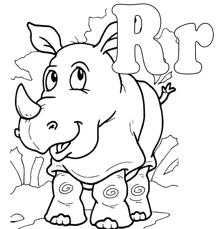 848x891 Abc Coloring Pages Letter R Coloring Page Coloring Pages Of Letter