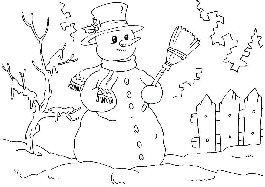 875x620 Snowman Color Pages Snowman Color Page Snowman Color Page Snow Man