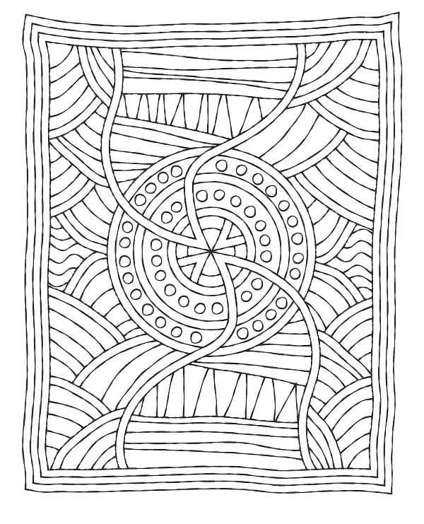 600x741 Free Aboriginal Dot Art Colouring Pages Coloring Printable Mosaic