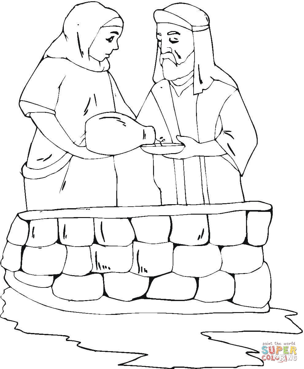991x1200 Selected Abraham And Isaac Coloring Page Sarah Free Printable
