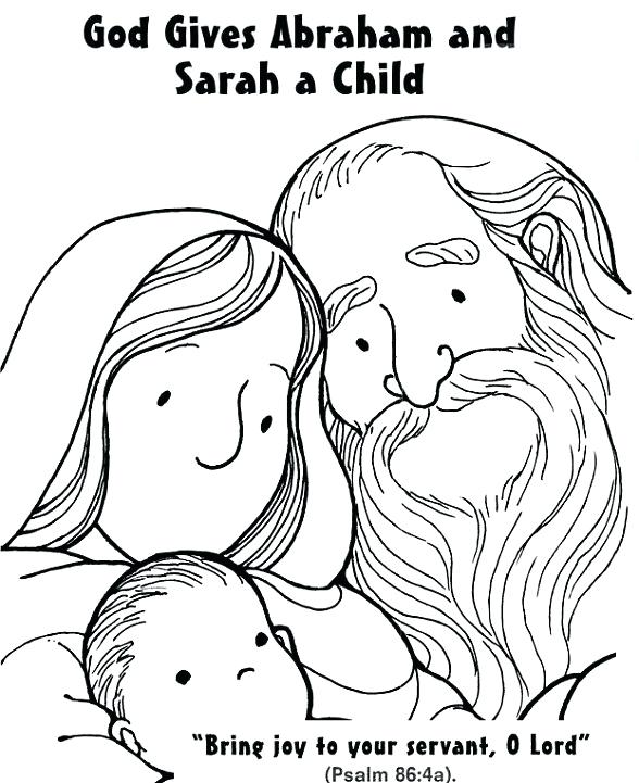 588x721 Coloring Abraham Coloring Page Rescues Lot. Abraham Coloring Page