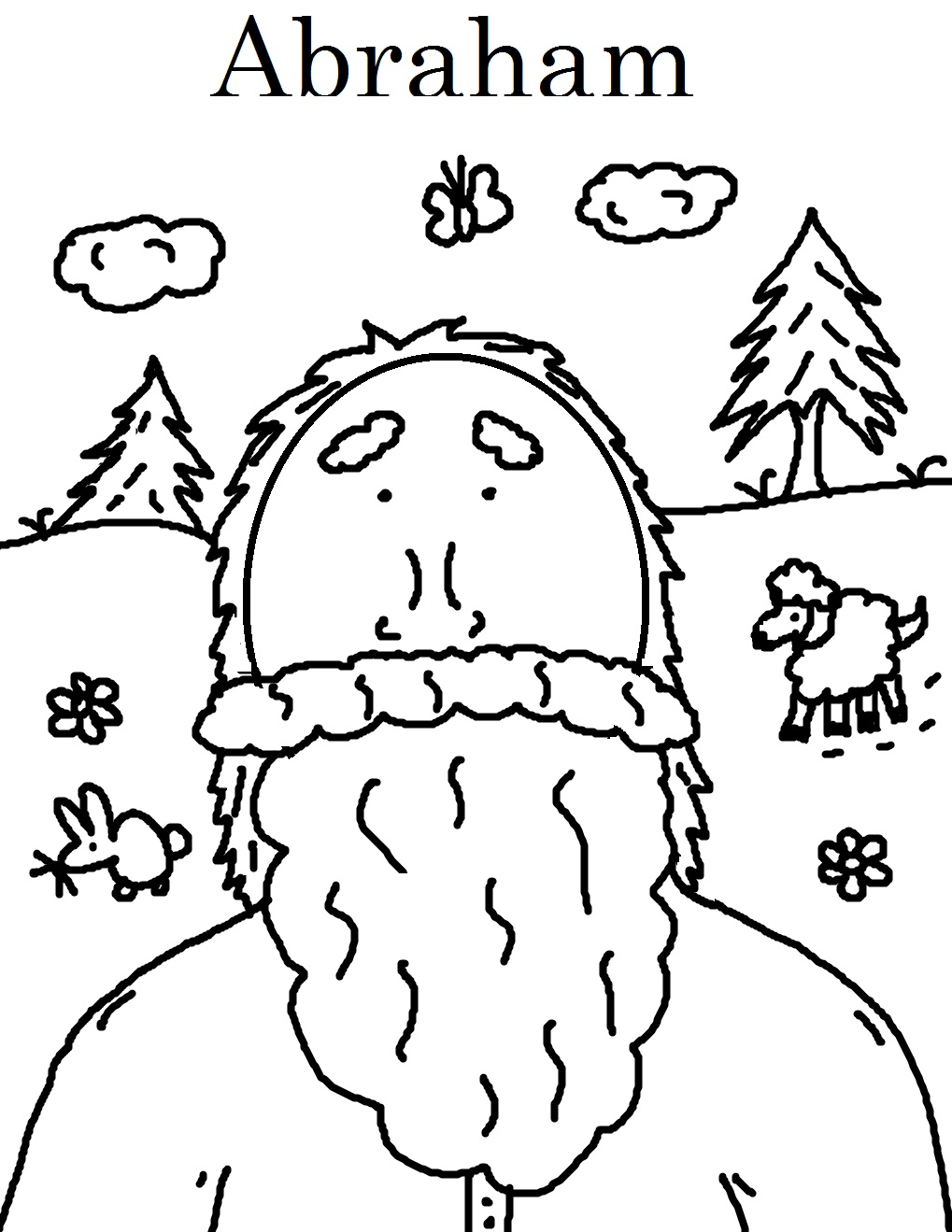 1019x1319 Abraham Bible Coloring Pages School Inside With And Lot Creative