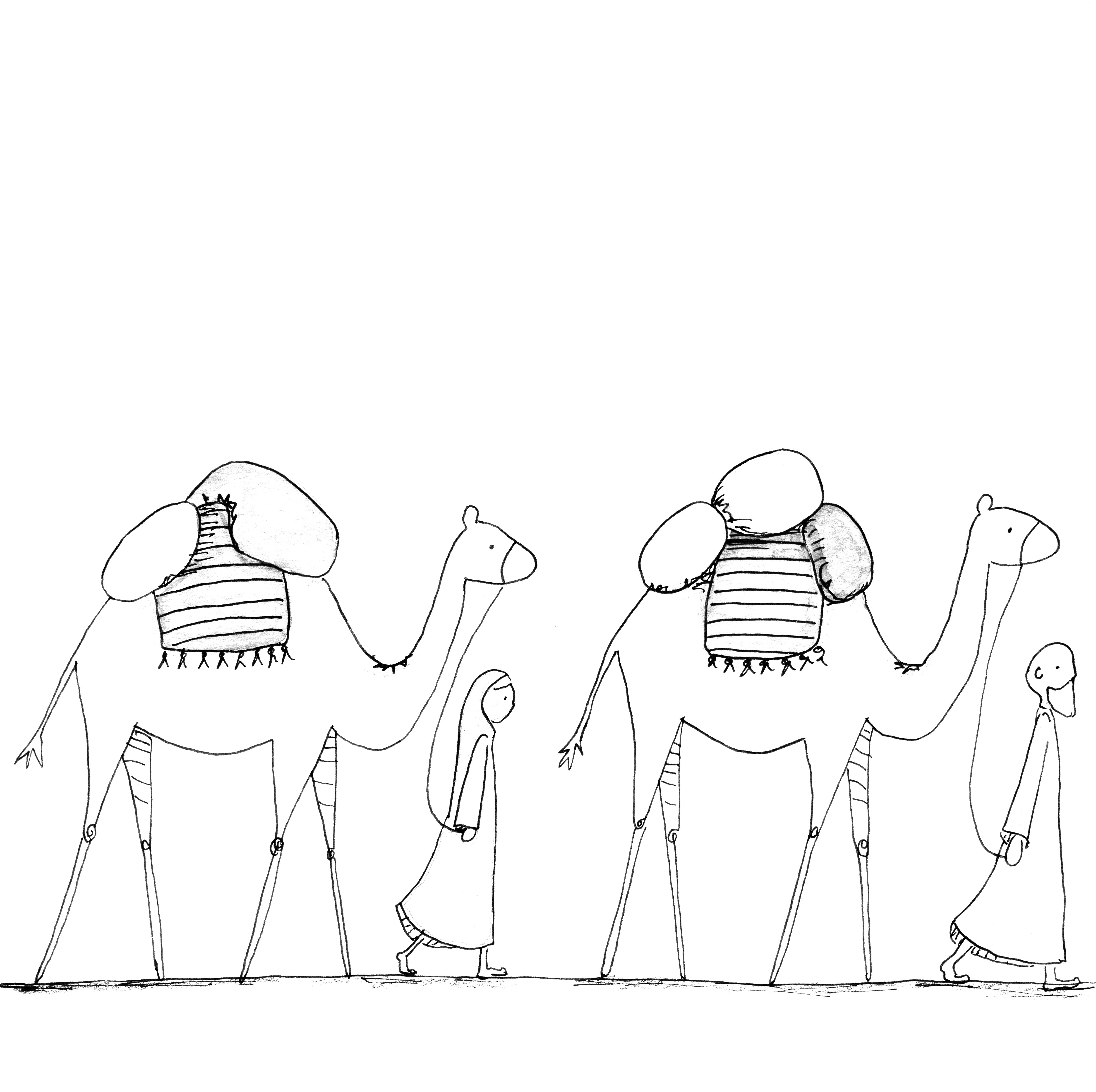 4841x4822 Amazing Abraham And Sarah Coloring Page Perfect Ideas