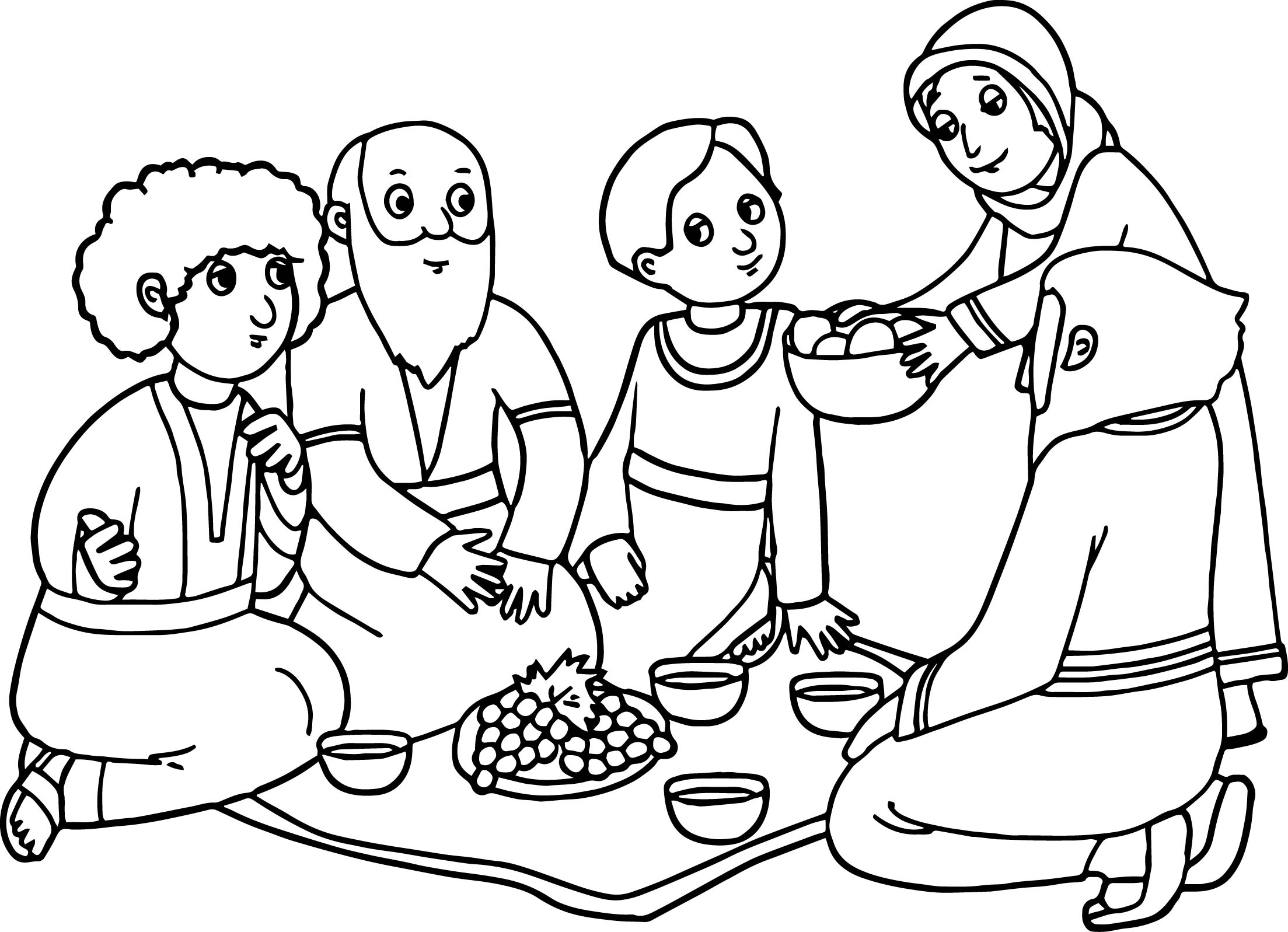 Abraham And Sarah Coloring Pages Free