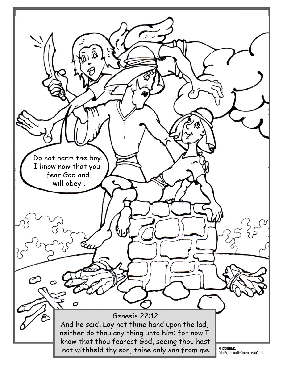 1200x1575 Noted Abraham And Isaac Coloring Page Is Born Pages Photograph