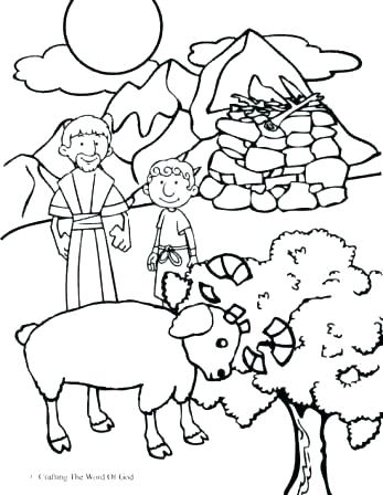347x448 Abraham Coloring Page