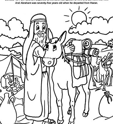 387x425 Abraham Coloring Pages Sunday School Dozens Of Free Bible Coloring