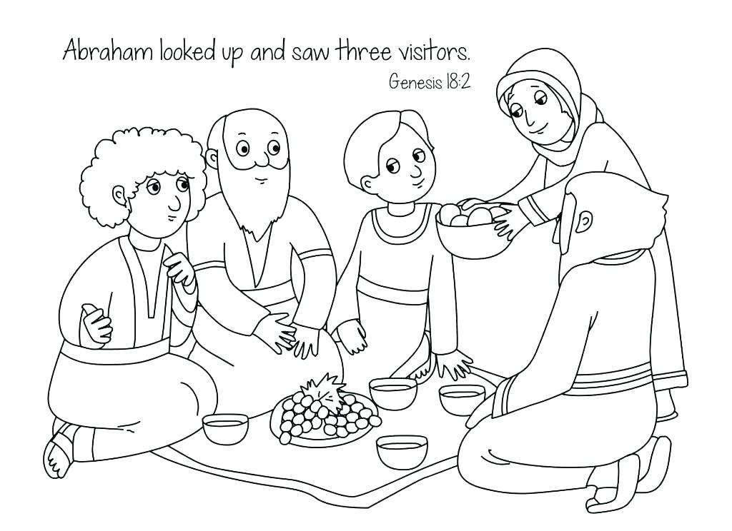 1024x744 Abraham Coloring Page Coloring Pages Abraham Lot Coloring Page
