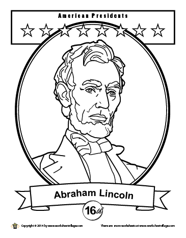 365x465 George Washington's Portrait Coloring Page Educational Stuff