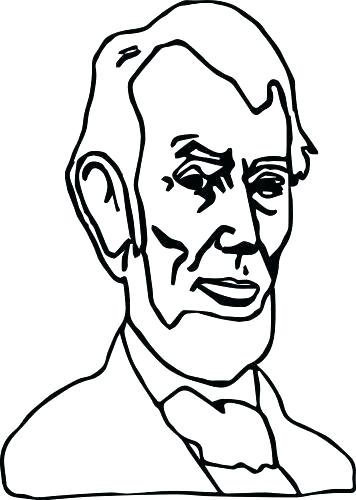 356x500 Abe Lincoln Coloring Page Shippa.co