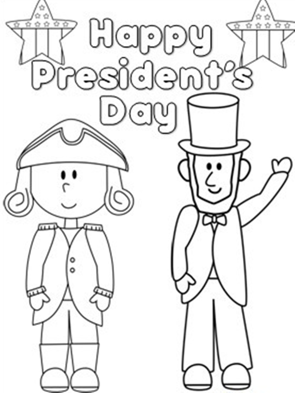 989x1317 Happy Presidents Day Coloring Pages