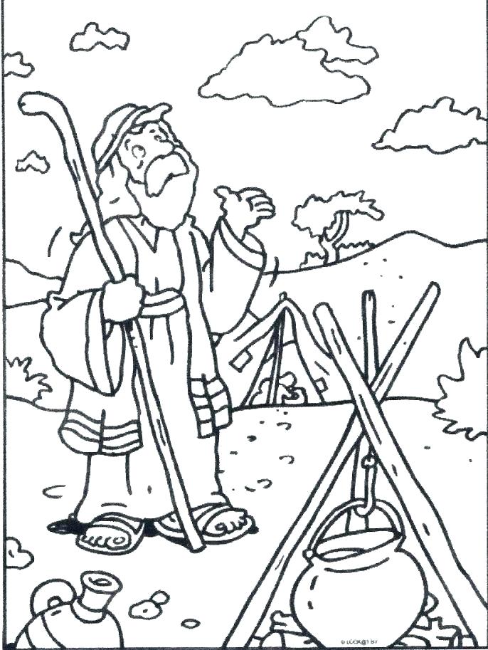 686x913 Abe Lincoln Coloring Page